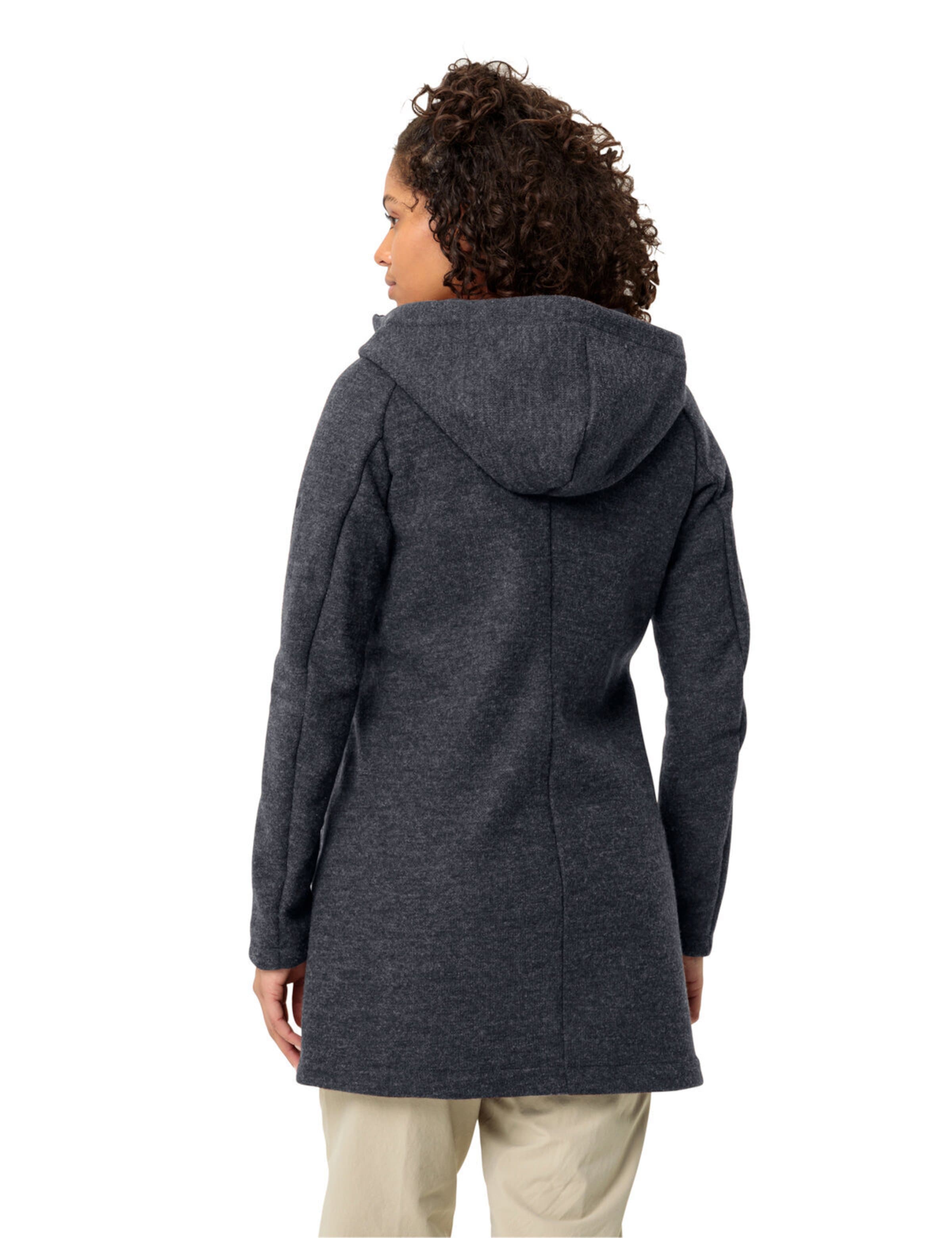 VAUDE Functionele fleece jas 'Tinshan III' in Zwart