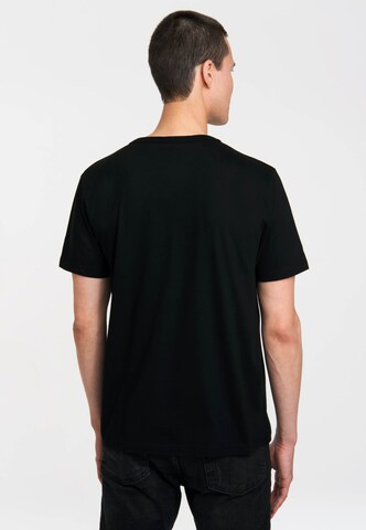 LOGOSHIRT Shirt 'Commodore C64' in Black