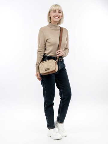 Sac à bandoulière 'Elda' Emily & Noah en beige