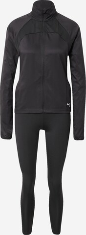 melns PUMA Sporta tērps 'Active Yogini Woven Suit': no priekšpuses
