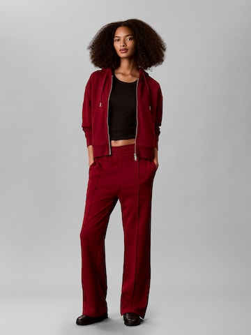 Veste de survêtement Calvin Klein Jeans en rouge
