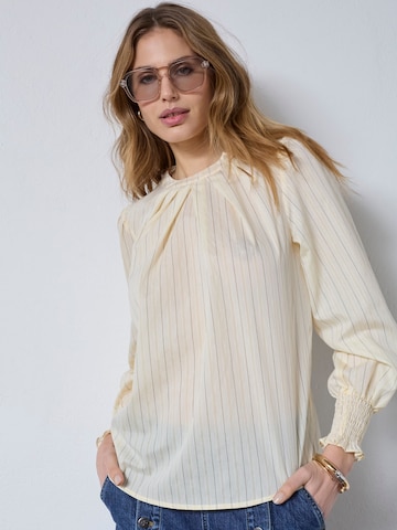 Maglietta ' DaraCC ' di co'couture in giallo: frontale