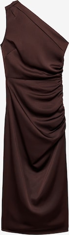 MANGOVečernja haljina 'SAFRON' - smeđa boja: prednji dio