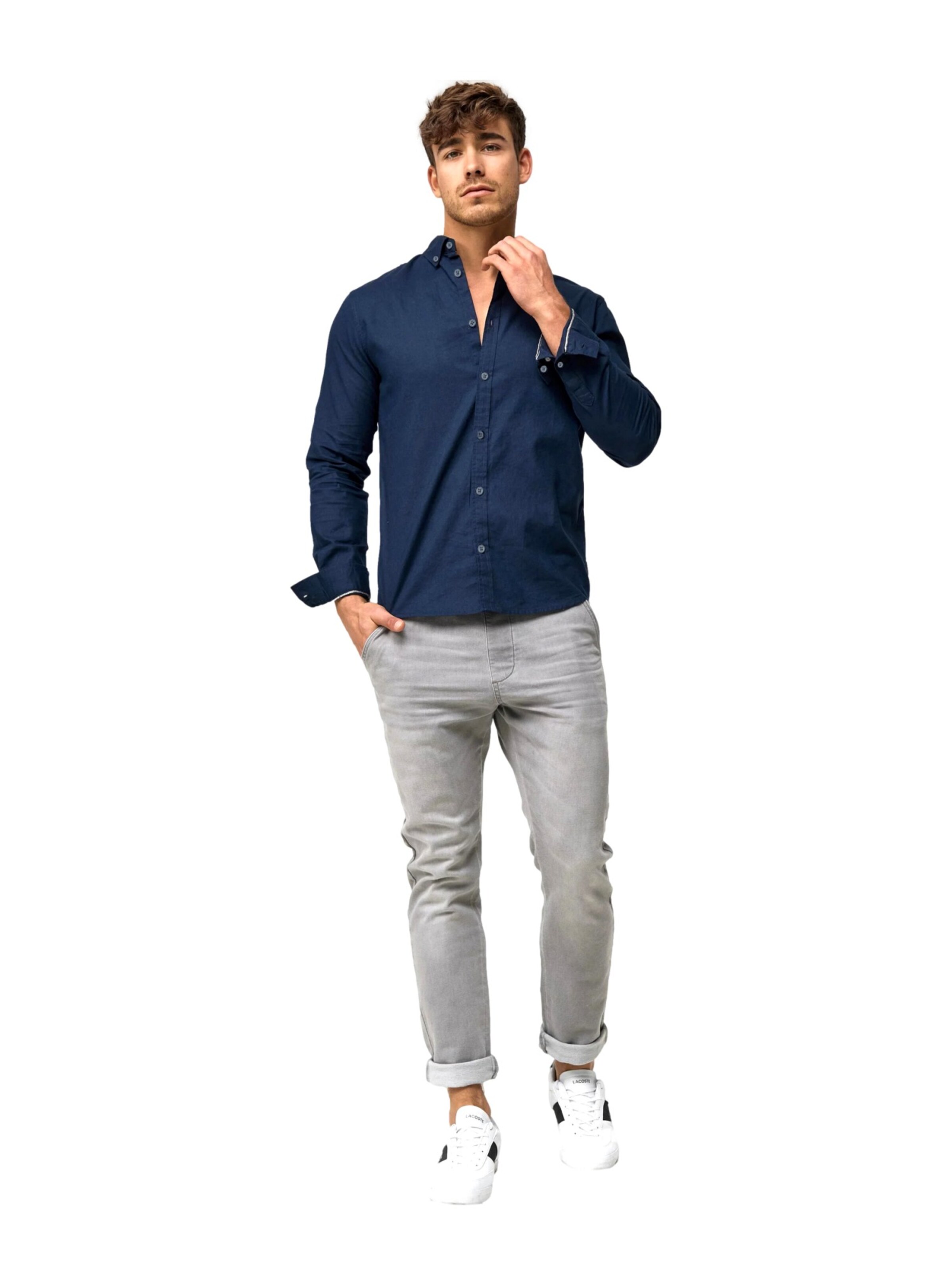 Regular fit Camicia 'Brayden' di INDICODE JEANS in blu
