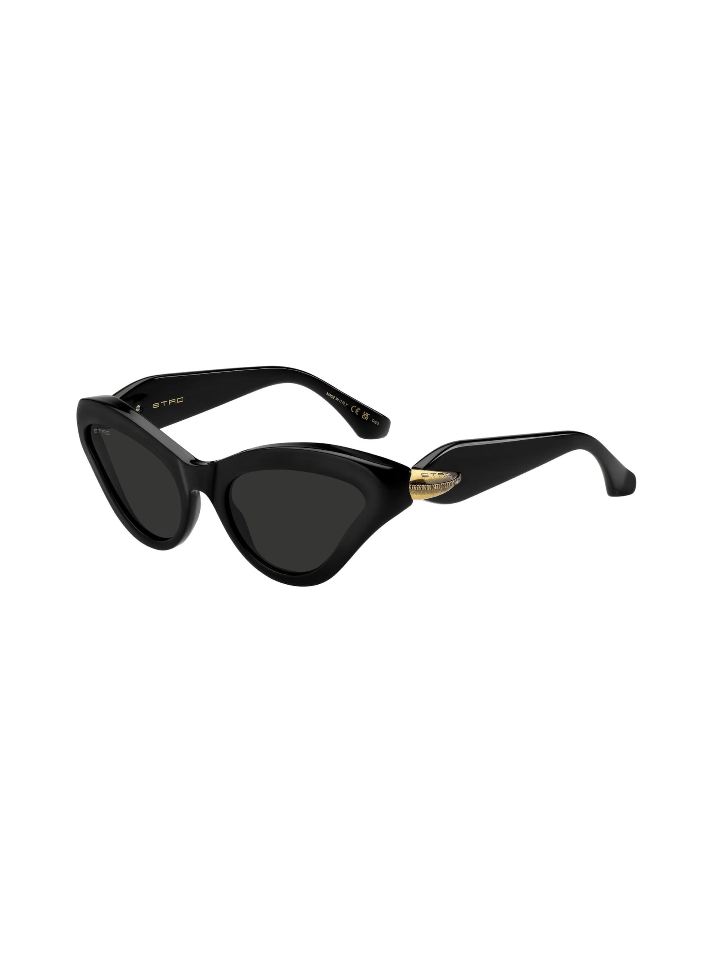 Etro Sunglasses in Black: front
