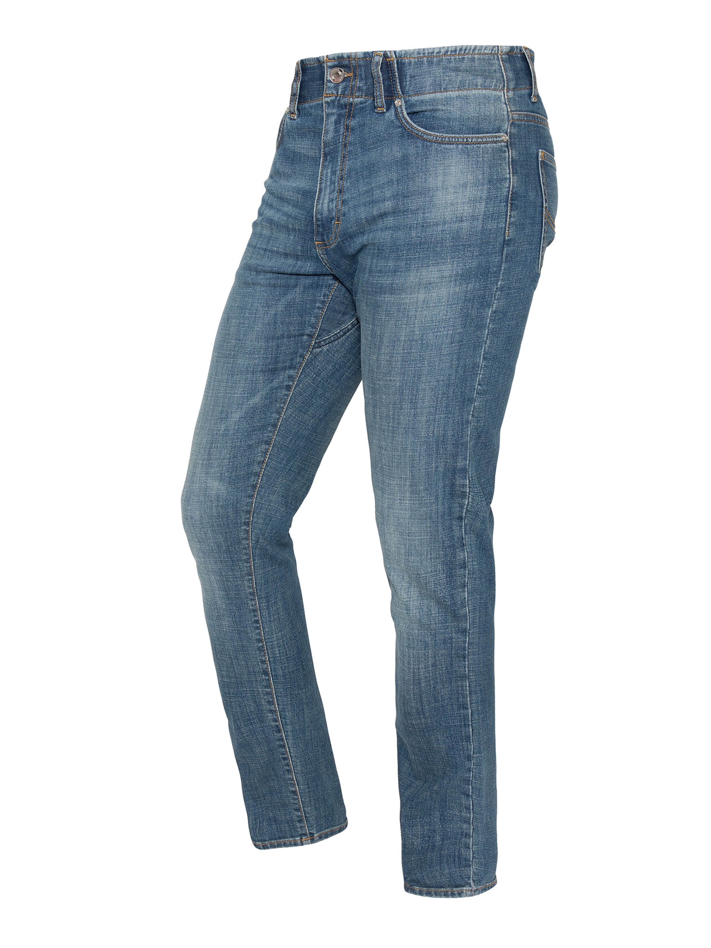 Coupe slim Jean Schott NYC en bleu