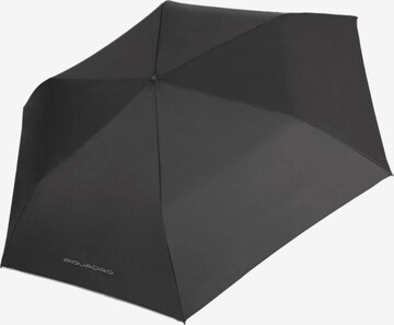 Piquadro Regenschirm in Schwarz: Vorderseite