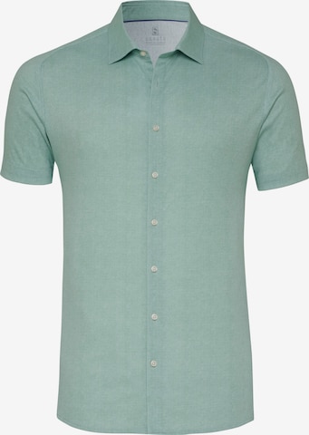DESOTO Slim Fit Hemd in Grün: Vorderseite