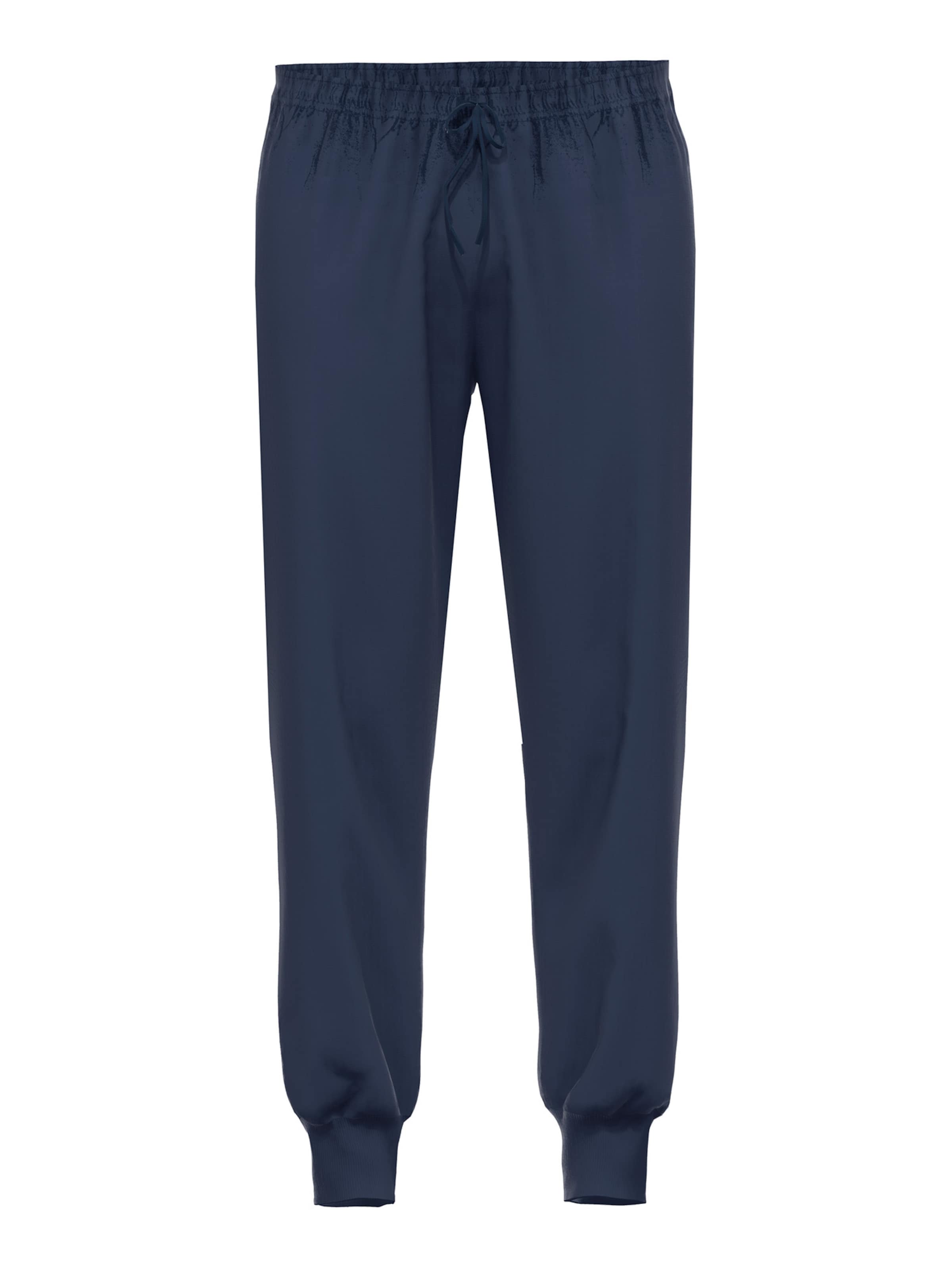 Ammann Pyjamahose ' Calgary ' in Blau: Vorderseite