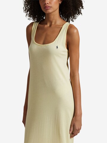 Polo Ralph Lauren Midikleid ' Whisper Weight Cotton ' in Gelb