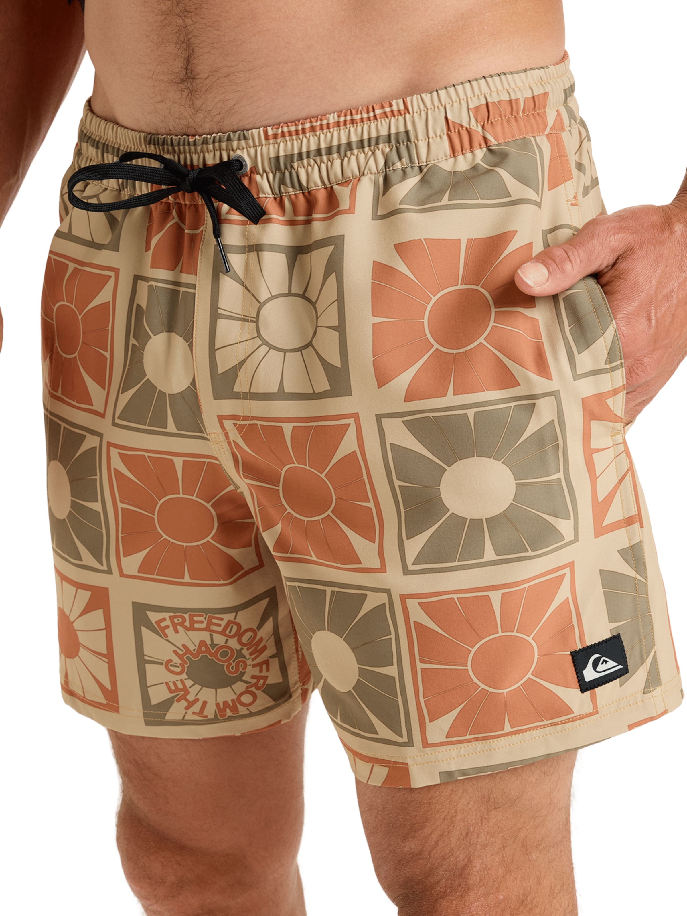 Shorts de bain QUIKSILVER en beige