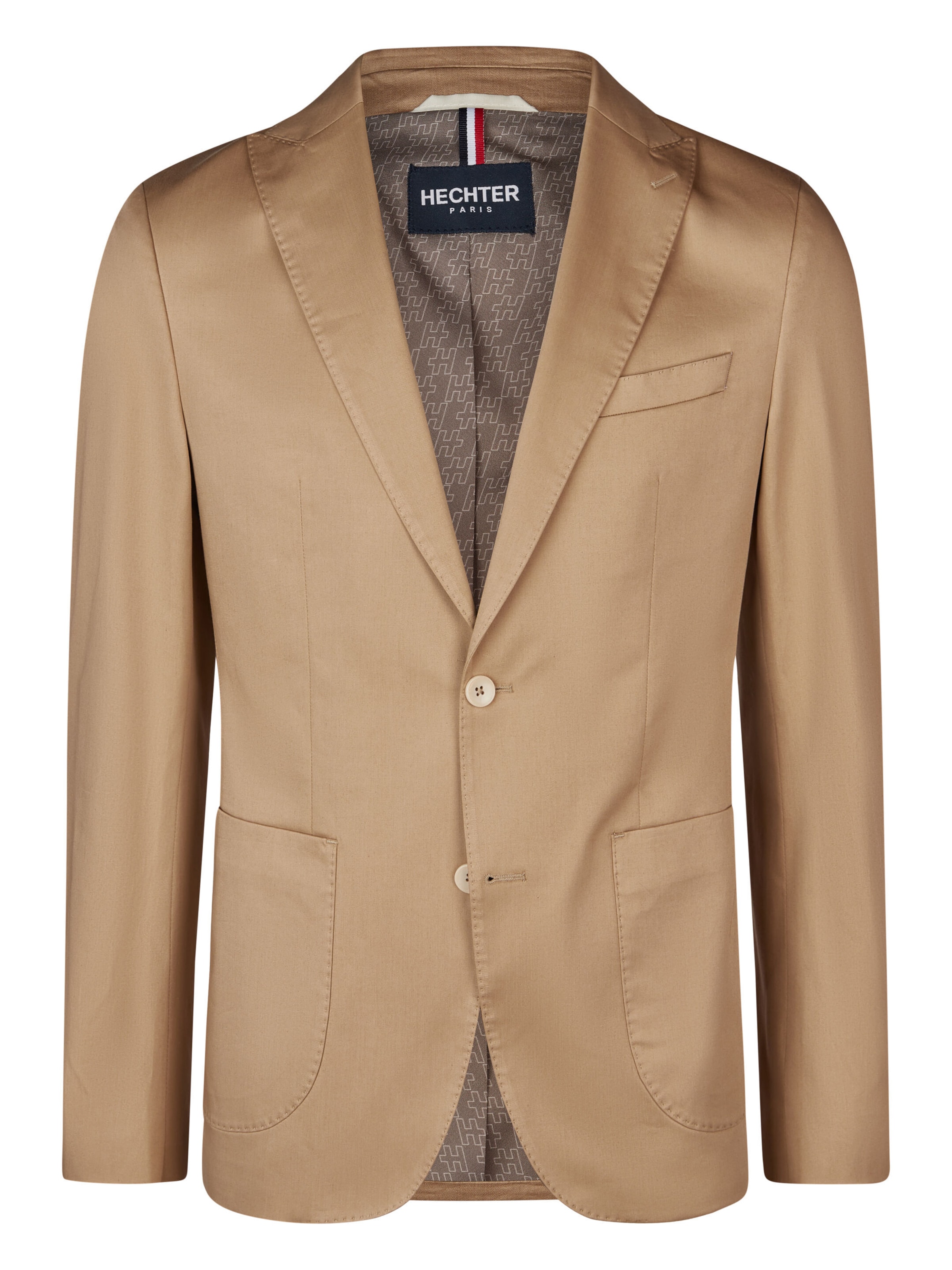 Coupe regular Veste de costume HECHTER PARIS en marron : devant