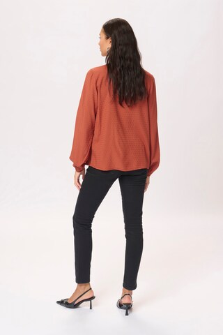Kaffe Blouse 'KAElsa' in Oranje