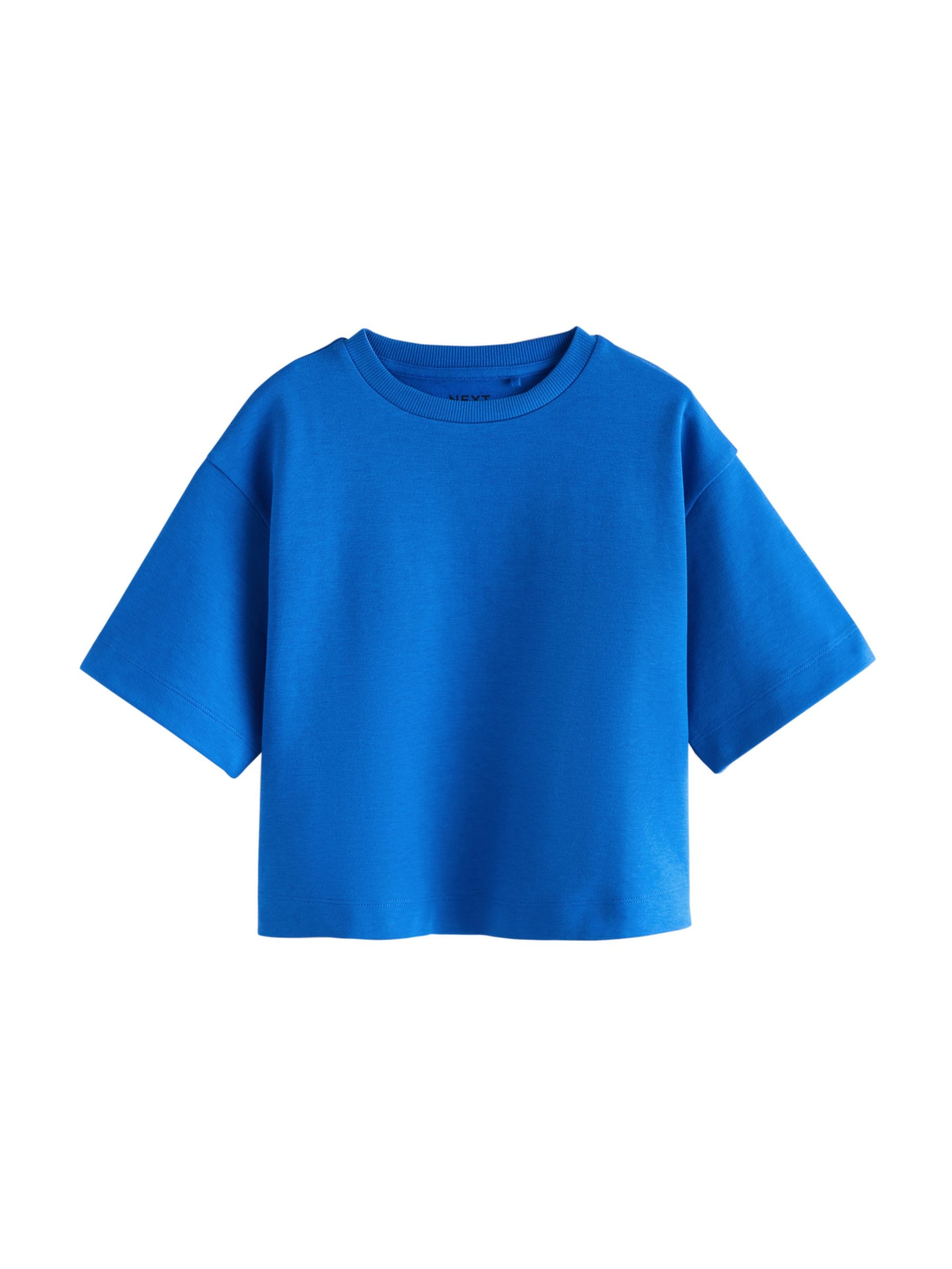 Next T-Shirt in Blau: Vorderseite