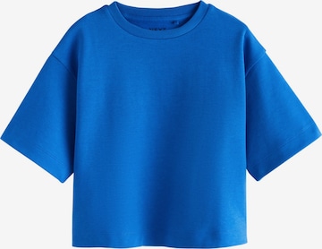 Next T-Shirt in Blau: Vorderseite