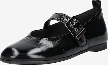 Ballerines à lanières GABOR en noir : devant