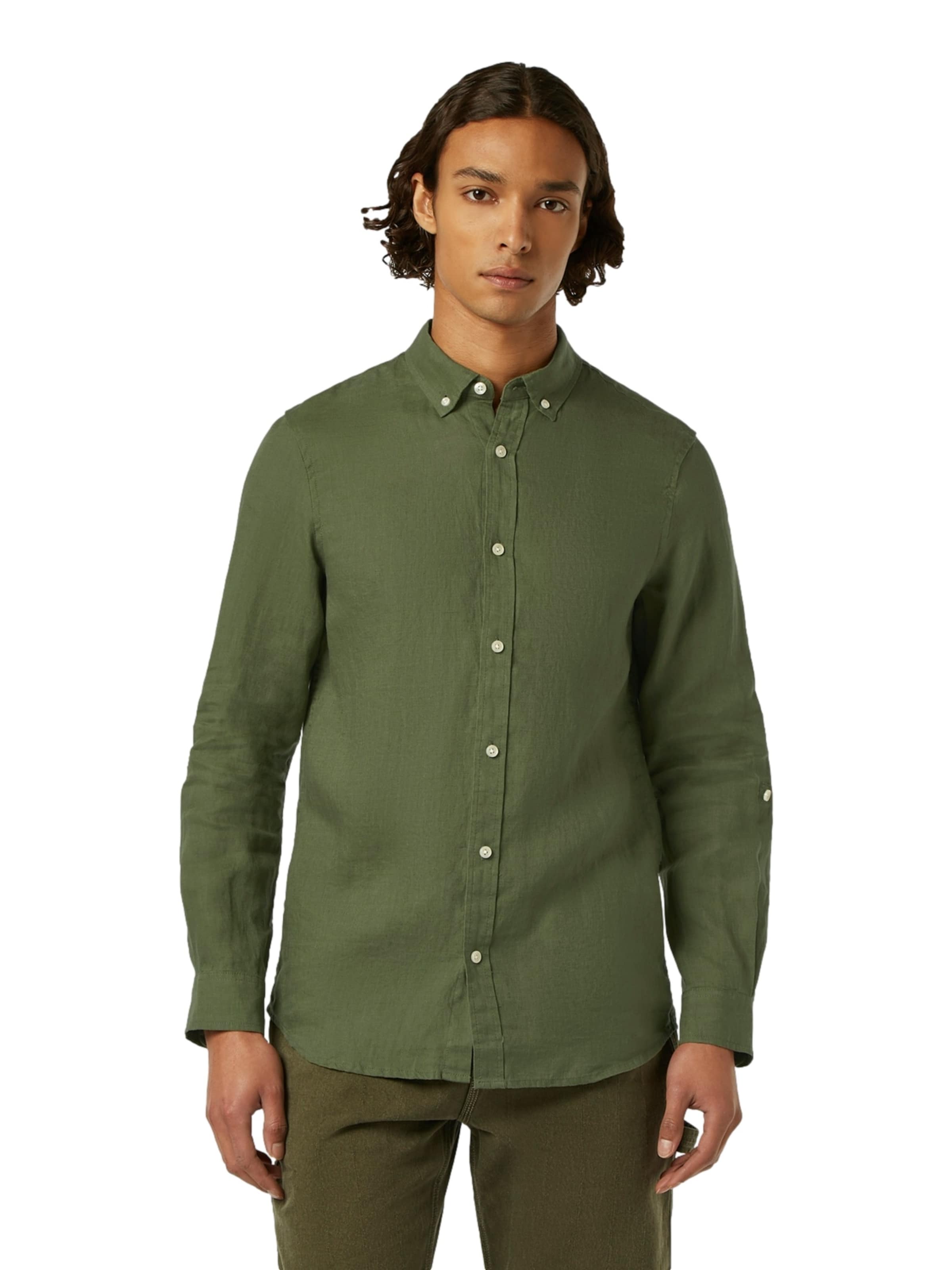 SCOTCH & SODA Regular fit Button Up Shirt in Green: front