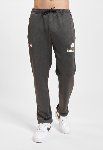 regular Pantaloni 'DefShop x European League of Football Frankfurt Galaxy' di European League of Football in grigio: frontale
