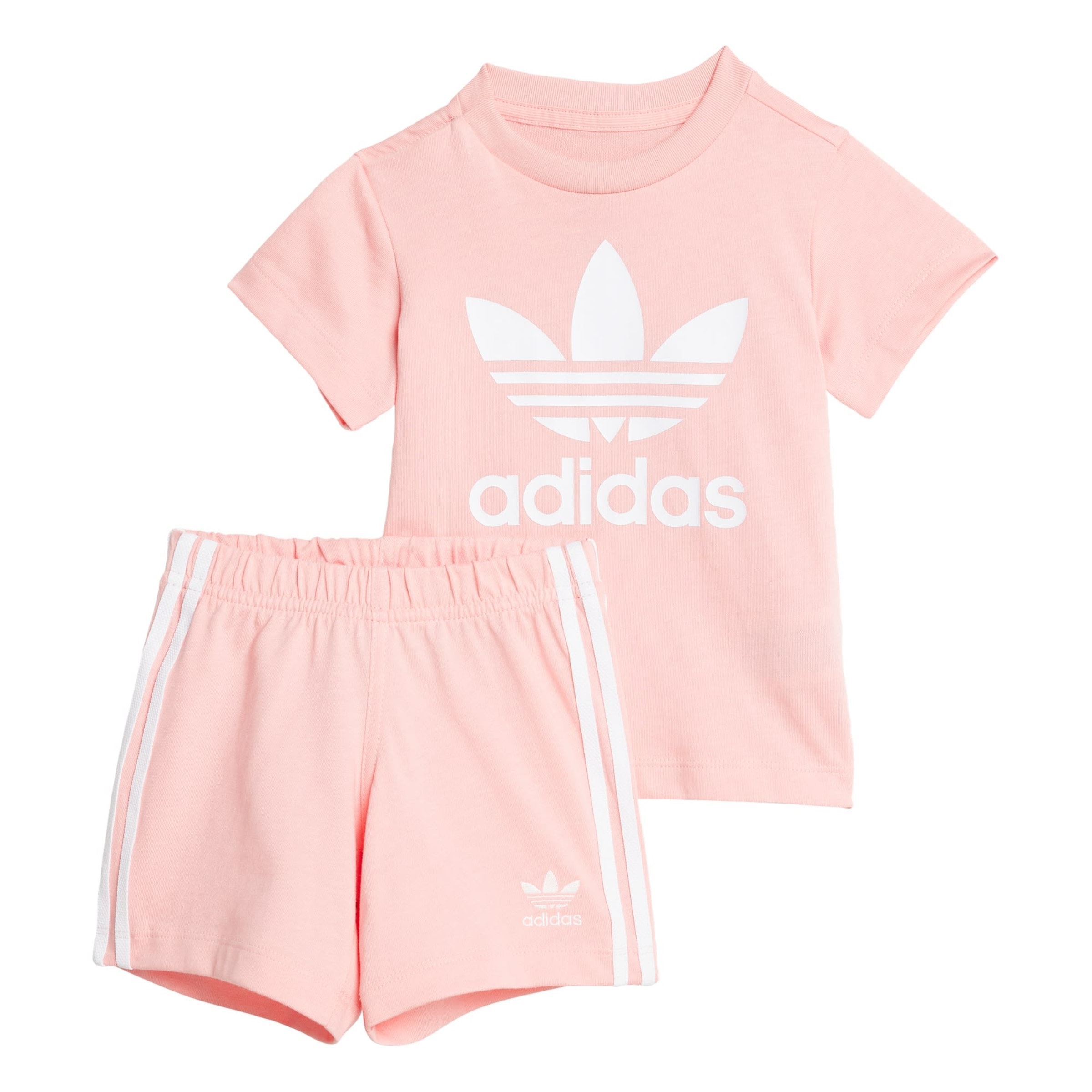 ADIDAS ORIGINALS Σετ 'Shorts Tee Set' σε ροζ