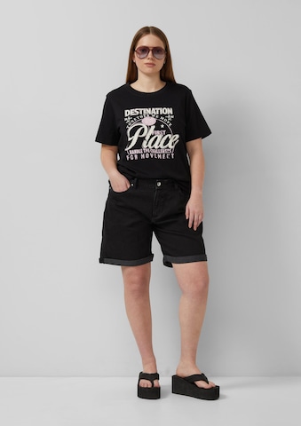 Coupe slim Jean QS en noir