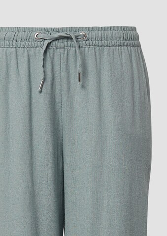 QS Wide leg Trousers in Green