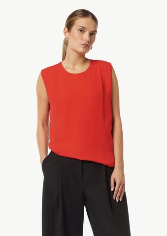 COMMA Blouse in Rood: voorkant