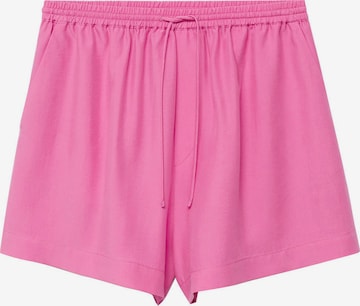 MANGO Loosefit Bukse 'LIM' i rosa: forside