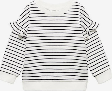 Sweat-shirt 'Ona' MANGO KIDS en blanc : devant