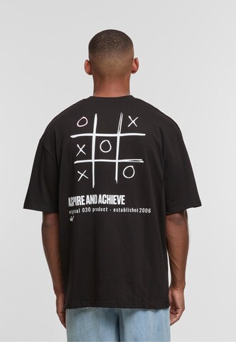 DEF Shirt 'Tictactoe' in Schwarz: Vorderseite