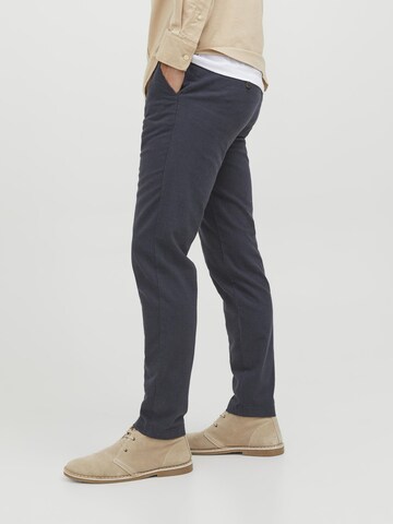 JACK & JONES Regular Trousers 'Marco' in Grey