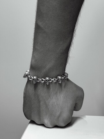 REYTEL Bracelet 'CARPE DIEM' in Silver: front