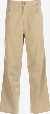 Regular Pantalon chino ' Kai' BOSS en beige : devant