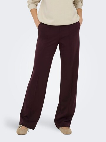 ONLY Baggy Broek 'Poptrash' in Rood