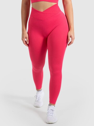 Smilodox Slim fit Leggings 'Silvia' in Pink: front