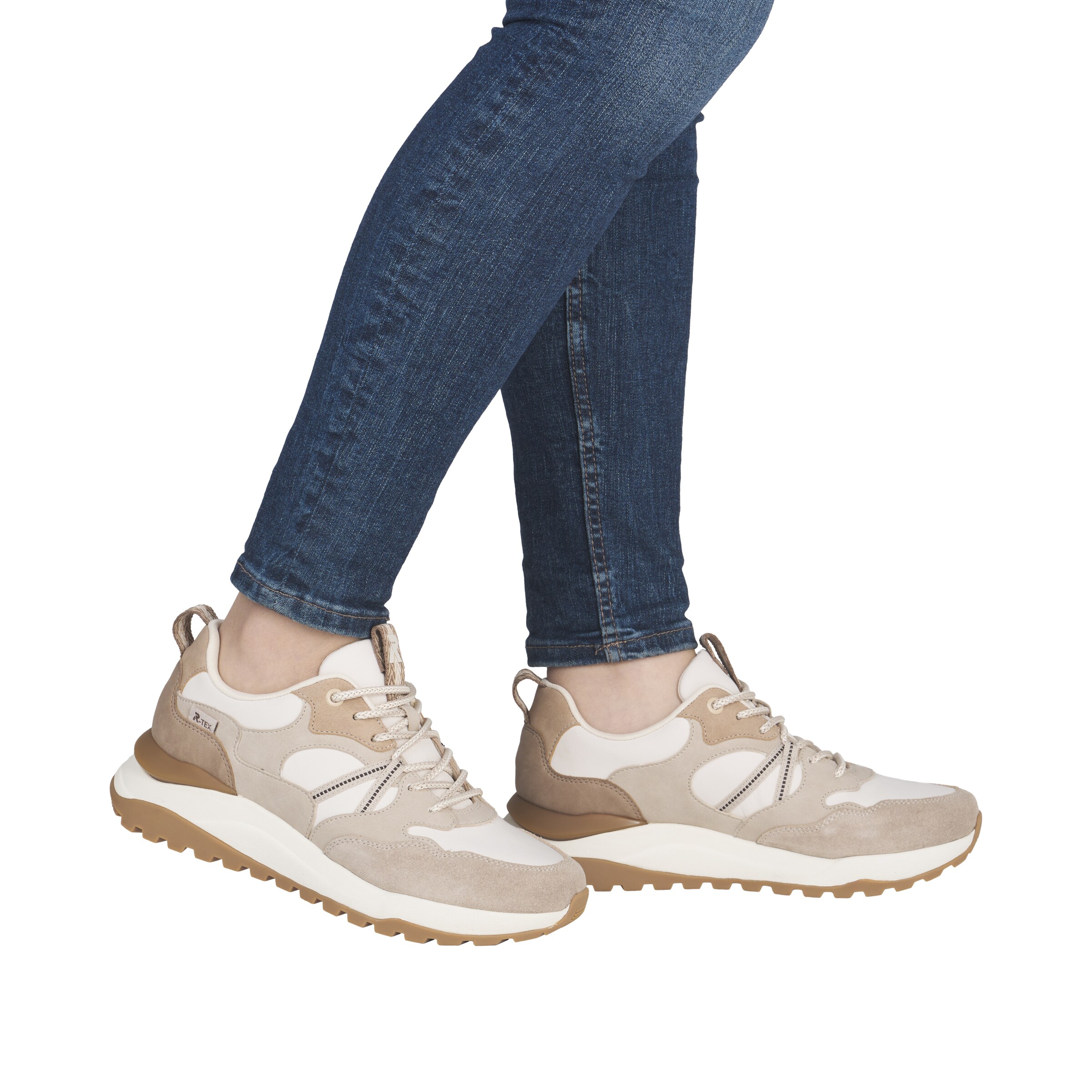 Rieker Sneaker in Beige: Vorderseite
