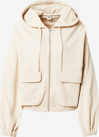 Twist & Tango Zip-Up Hoodie 'Bonnie' in Beige: front