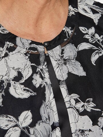 Goldner Bluse in Schwarz