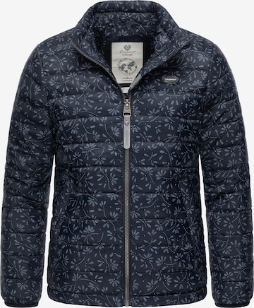 Ragwear Performance Jacket 'Yarca Bloom' in Blue: front