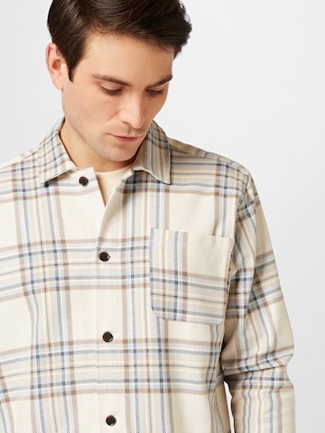 Les Deux Regular fit Button Up Shirt 'Keanu' in Beige