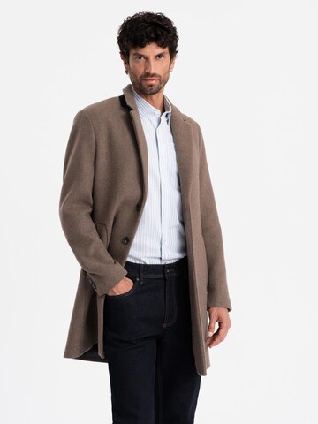 Manteau mi-saison 'OM-COWC-0114' Ombre en marron : devant