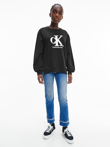 Calvin Klein Jeans Sweatshirt in Schwarz