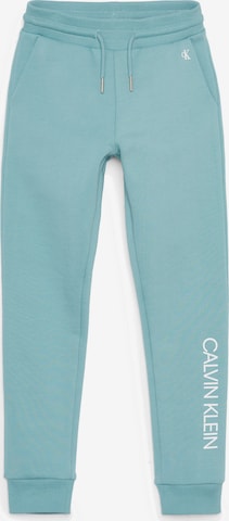 Calvin Klein Jeans Broek in Blauw: voorkant