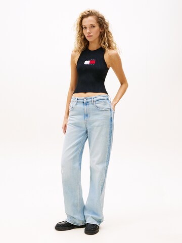 Tommy Jeans Πλεκτό τοπ σε μαύρο