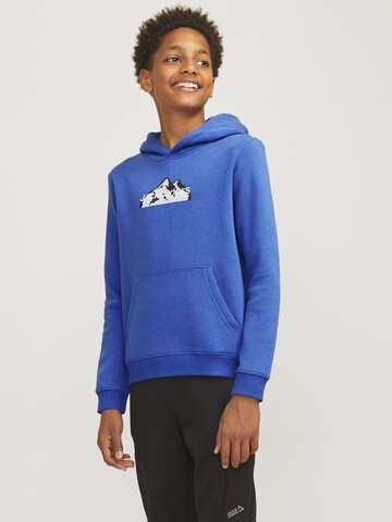 Felpa di JACK & JONES MINI in blu: frontale