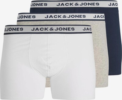 JACK & JONES Boxers em navy / cinzento claro / preto / branco, Vista do produto