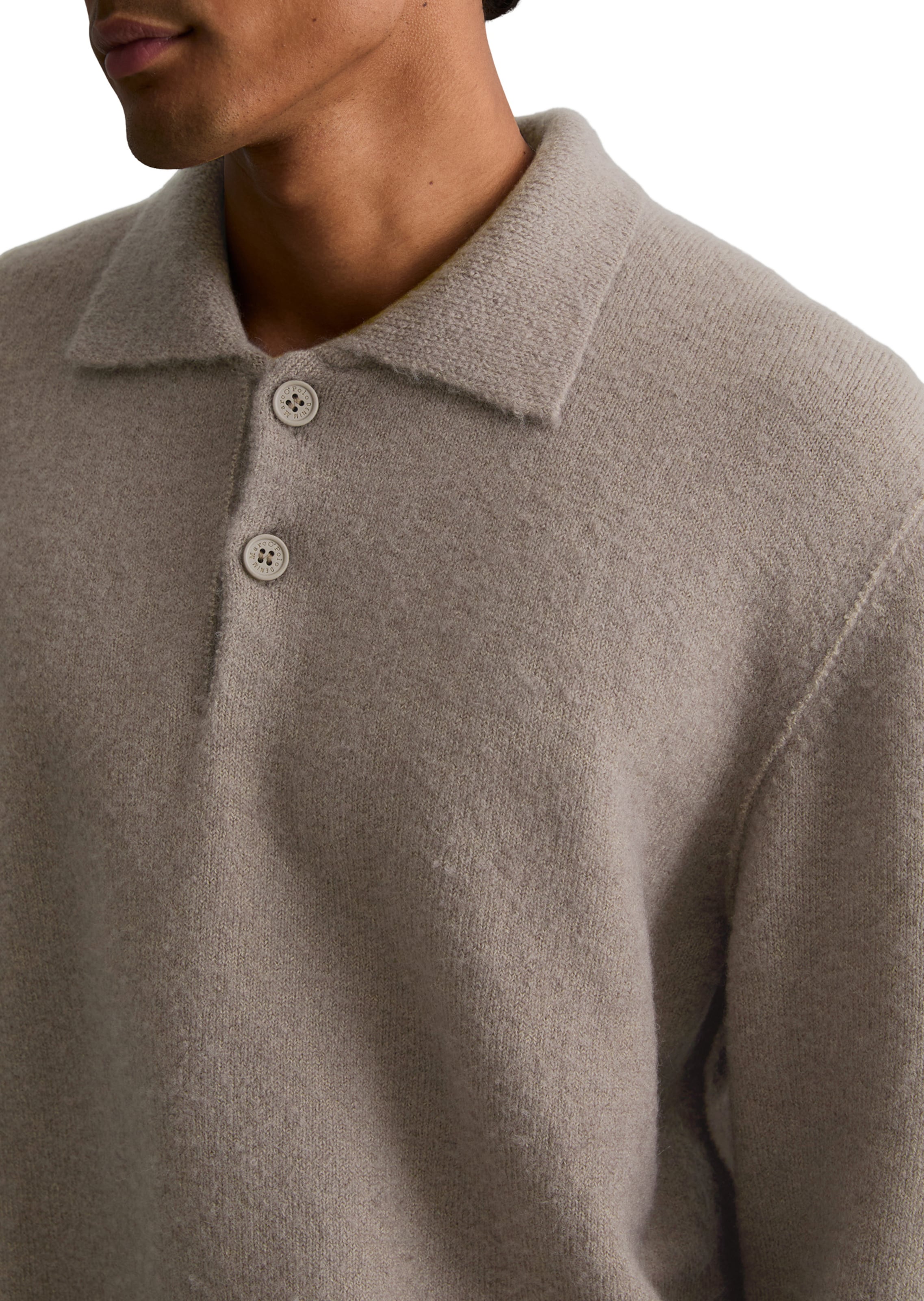 Marc O'Polo DENIM Shirt in Bruin: voorkant