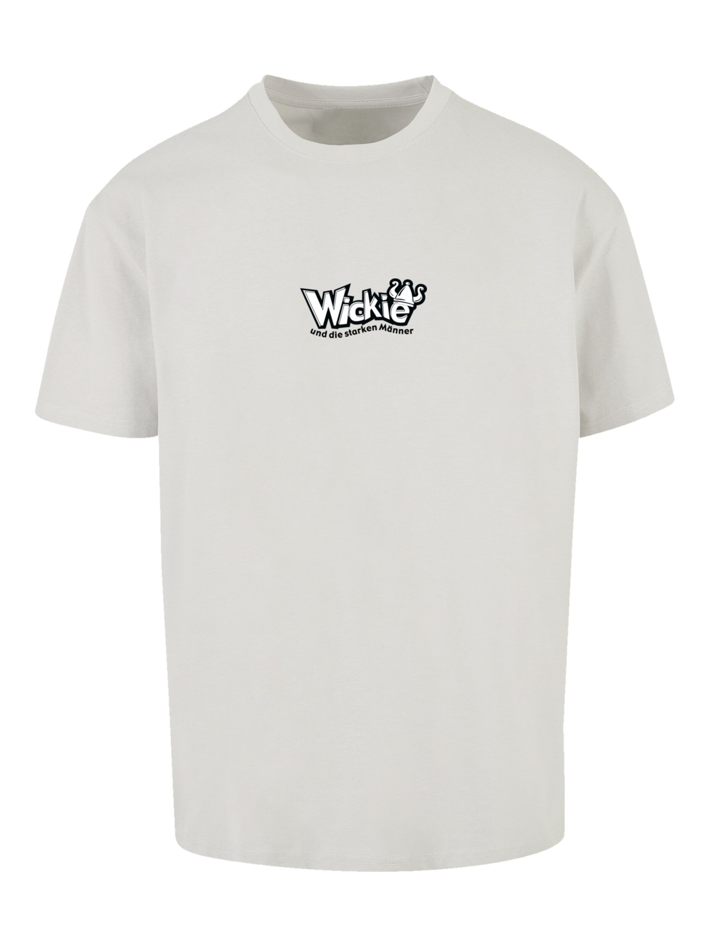 T-Shirt 'Wickie und die starken Männer Heroes of Childhood' F4NT4STIC en gris : devant