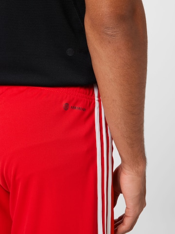 ADIDAS SPORTSWEAR Regularen Športne hlače 'FC Bayern München 22/23 Home' | rdeča barva