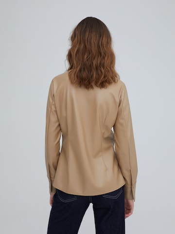 EDITED Bluse 'Jayde' i beige