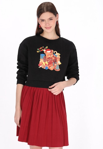 Sweat-shirt 'Pop' MYMO en noir : devant